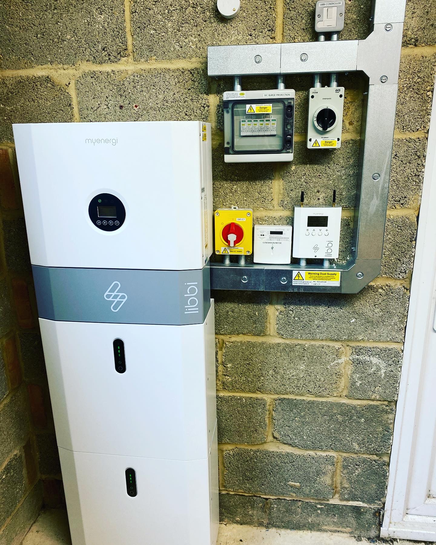 Myenergi Libbi 5kW Hybrid Inverter Installation - Solar installation by Carey Electrical